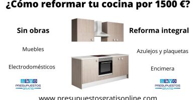 Reformar cocina por 1500 € Reforma barata completa cocina integral